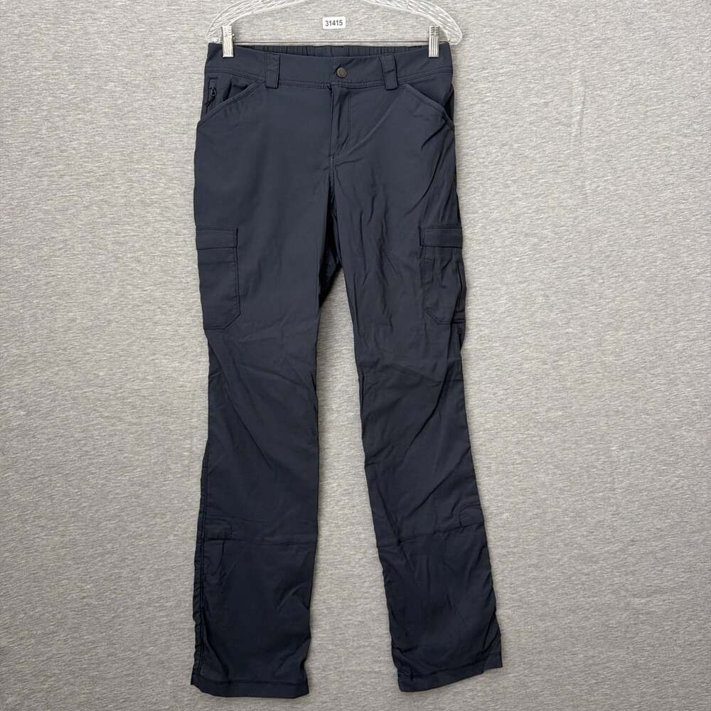 Duluth Trading Women's Size 8x35 Gray Nylon Dry On The Fly Straight Pants